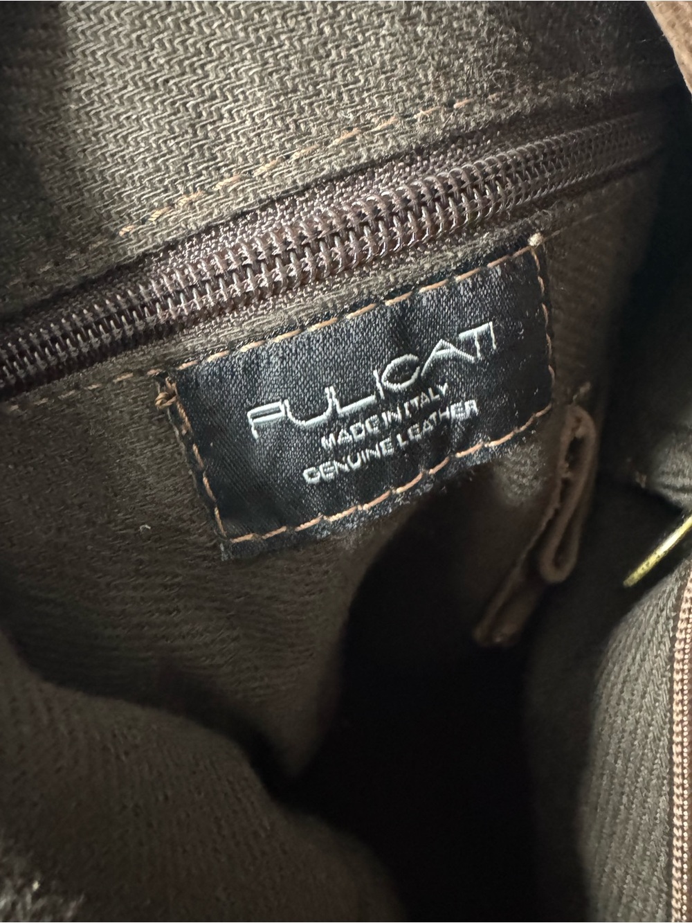 Pulicati Brown Leather Bag - Picture 10 of 11